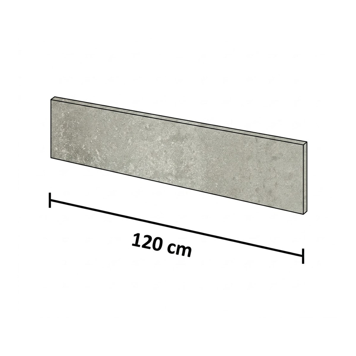 Battiscopa in Gres Porcellanato 120 cm – Tutte le Finiture EKUR SLAB