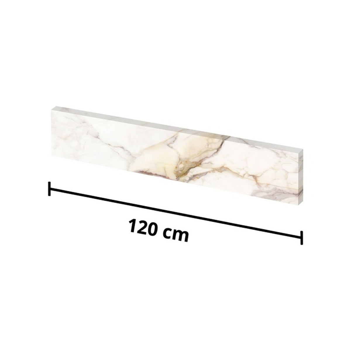 Battiscopa in Gres Porcellanato 120 cm – Tutte le Finiture EKUR SLAB